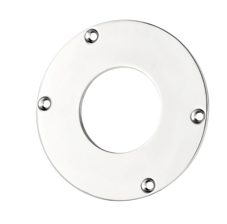 Outrigger Base Round  Backing Plates For Boat, 5/16", Pair